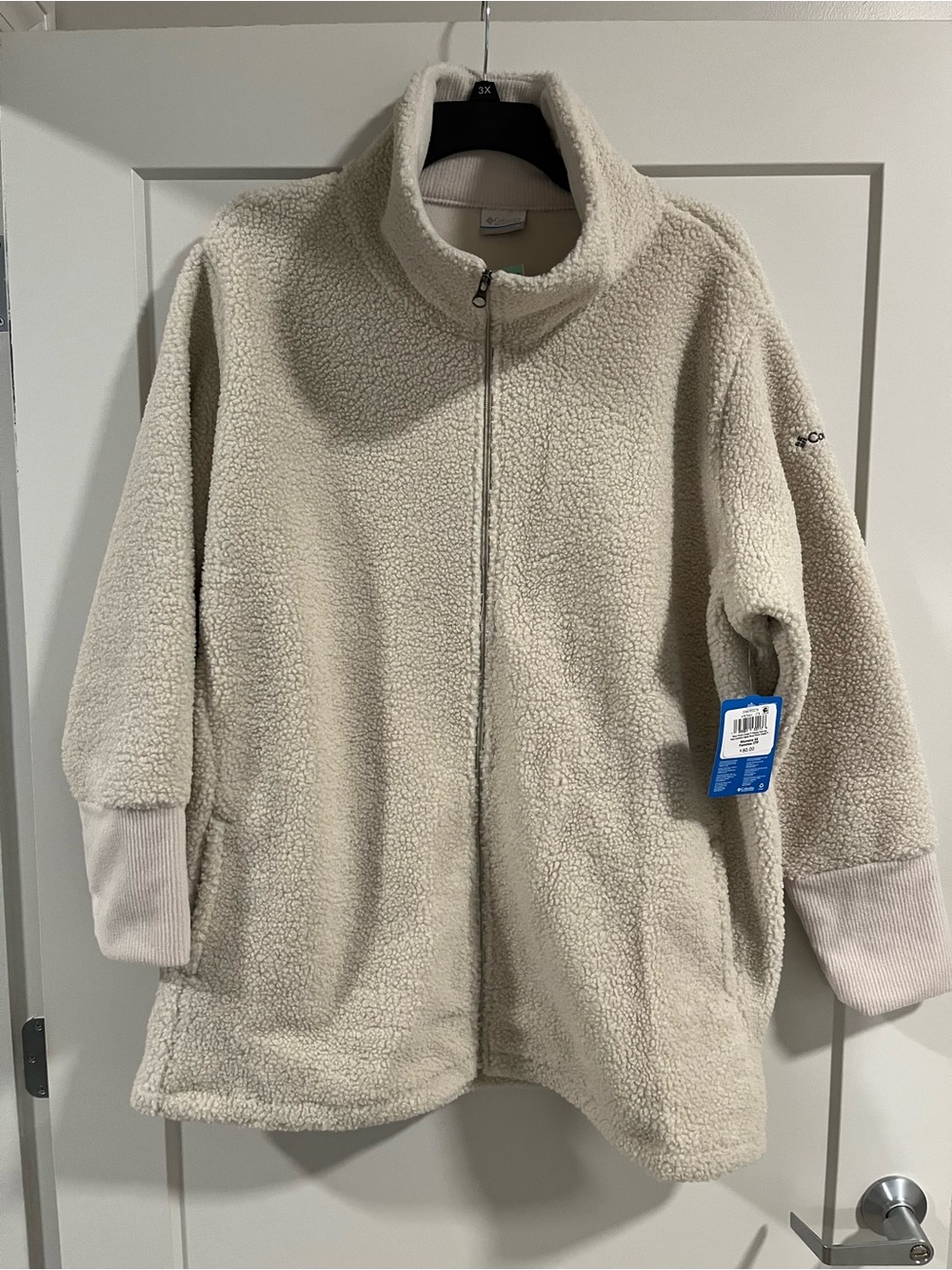 Columbia Blue Point Creek Fleece Full Zip-NWT-size 3X